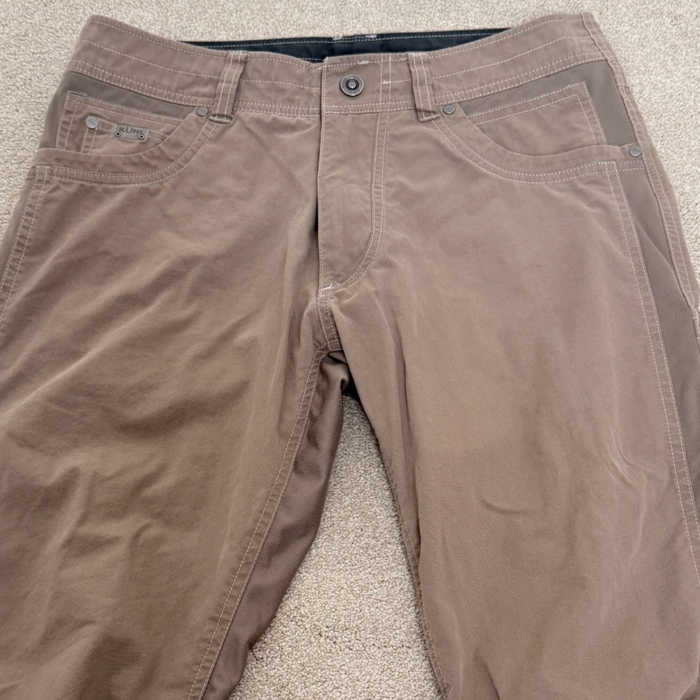 KUHL Radikl Pants Mens 32x30 Brown Hiking Outdoor Stretch Cargo